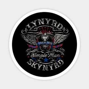 Lynyrd Skynyrd Tour 2012 Simple Man Vintage Magnet